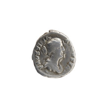 Denarius of Marcus Aurelius (121–180), issuer; featuring Faustina the Younger (c.130–176), Roman