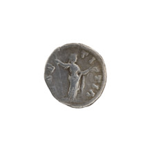 Denarius, Faustina the Younger (ca. 130–176; Roman empress 161–176), Marcus Aurelius (121–180;
