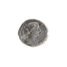 Denarius, posthumous issue for Faustina the Younger (ca. 130–176; Roman empress 161–176); issuer