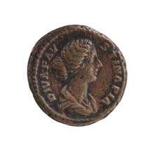 Dupondius/as, Faustina the Younger (ca. 130–176; Roman empress 161–176) (posthumous), Marcus