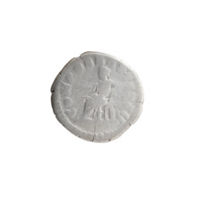 Denarius of Lucius Verus (130–169; Roman emperor 161–169). Obverse: head of Lucius Verus uncovered