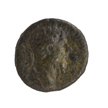 Lucius Verus (130–169; Roman emperor 161–169), issuer. Obverse: Head of Lucius Verus in laurel