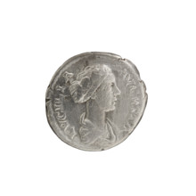 Denarius, Lucilla (149–182; Roman empress 164–169), issuer: Lucius Verus (130–169; Roman emperor