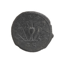 Dupondius, Commodus (ca. 175–176). Obverse: Bust of young Commodus without a covering, with drapery