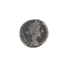 denarius, Commodus (161–192; Roman emperor 177–192) — obverse: head of Commodus in laurel wreath to