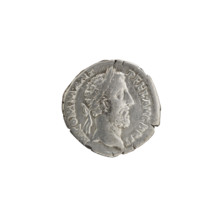 Denarius, Commodus (161–192), issuer: Commodus; obverse: head of Commodus in laurel wreath facing