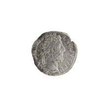 Denarius, Commodus (161–192; Roman emperor 177–192), issuer Commodus. Obverse: head of Commodus in