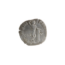 denarius, Commodus (161–192; Roman emperor 177–192), issuer; obverse: Head of Commodus in a laurel
