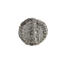 Denarius. Obverse: Head of Commodus in laurel wreath facing right; legend 'M COMM ANT, FEL - AVG