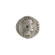 Denarius of Commodus (reigned 177–192). Obverse: bust of Commodus in lion skin (wearing laurel