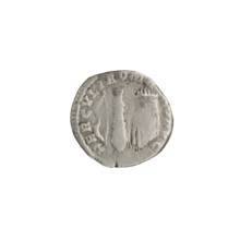 Denarius of Commodus (161–192 CE), 191–192 CE, Rome. Obverse: bust of Commodus in laurel wreath