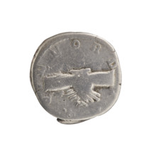 Denarius, Crispina (164–192?, Roman empress 178–192) and Commodus (161–192, Roman emperor 177–192)