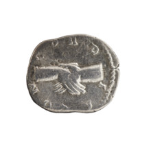 Denarius, Crispina (164–192?; Roman empress 178–192), Commodus (161–192; Roman emperor 177–192)