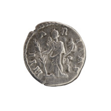 Denarius, Crispina (164–192?, Roman empress 178–192), Commodus (161–192, Roman emperor 177–192)
