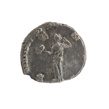 Denarius of Crispina (164–192?, Roman empress 178–192) issued under Commodus (161–192, Roman