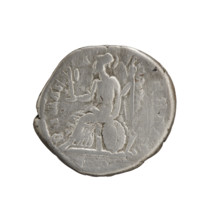 Denarius, Clodius Albinus (ca. 150–197; Roman emperor 193–197), caesar 193–195; issuer: Septimius