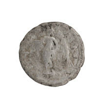 Denarius of Pescennius Niger (ca. 135–194; Roman emperor 193–194). Obverse: Head of Pescennius