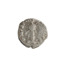 Denarius; obverse: Head of Septimius Severus in a laurel wreath facing right, inscribed L SEPT SEV