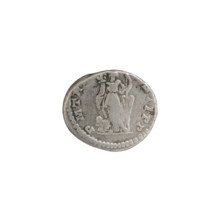 Denarius depicting Roman deities and Fortuna; Septimius Severus (Roman emperor, 146–211). Obverse:
