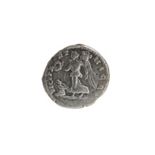 Denarius, 198–200 CE. Obverse: Head of Septimius Severus (wearing a laurel wreath) facing right,