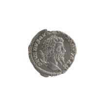 Denarius; Roman deities; Victoria; Septimius Severus (Roman emperor, 146–211) — iconography.