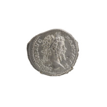 Denarius, Septimius Severus (Roman Emperor; 146–211) — Obverse: Head of Septimius Severus with a