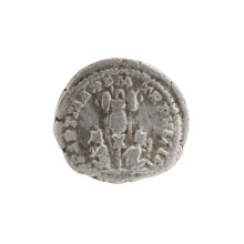 Denarius, Septimius Severus (Roman emperor; 146–211). Obverse: laureate head of Septimius Severus