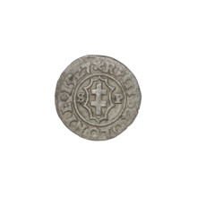 Crown ternary, Sigismund I the Old (King of Poland; 1506–1548). Obverse: Polish eagle with a crown;