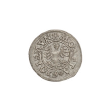 Crown ternary, Sigismund I the Old (King of Poland; 1506–1548). Silver coin, 1546, Kraków, Poland;