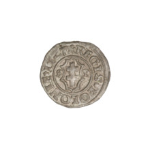Crown coin, Sigismund I the Old (King of Poland; reign 1506–1548). Obverse: Polish crowned eagle;