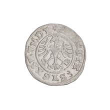 Crown half-grosz, Sigismund I the Old (King of Poland; 1506–1548). Obverse: Polish crowned eagle