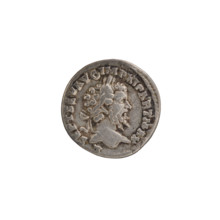 Denarius, Roman Empire, Septimius Severus (146–211). Obv.: L SEPTSEVAVGIMPXIPARTMAX — Head of