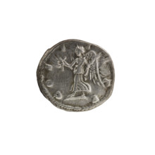 Denarius. Obv.: SEVERVS PIVS. Head of Septimius Severus in laurel wreath facing right, pearl rim.