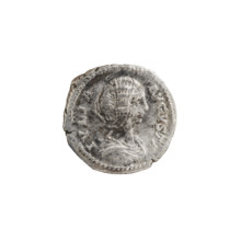 denarius, Julia Domna (ca. 160–217; Roman empress 193–211). Obv.: IVLIA AVGVSTA — bust of Julia