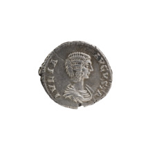 denarius, Julia Domna (ca. 160–217; Roman empress 193–211), Roman Empire; Obv.: IVLIA AVGVSTA —