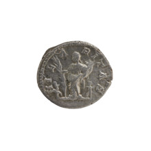 Denarius, Julia Domna (ca. 160–217; Roman empress 193–211). Obverse: IVLIA AVGVSTA — bust of Julia