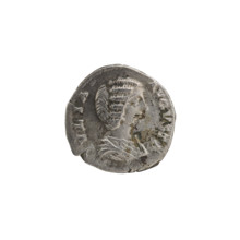 denarius, Julia Domna (ca. 160–217; Roman empress 193–211). Obv.: IVLIA AVGVSTA — Bust of Julia