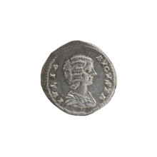 denarius, Julia Domna (ca. 160–217; Roman empress 193–211), Roman Empire. Obv.: IVLIA AVGVSTA Bust