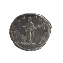 Denarius, Julia Domna (ca. 160–217; Roman empress 193–211). Obverse: IVLIA AVGVSTA — Bust of Julia