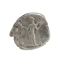Denarius, Julia Domna (ca. 160–217; Roman empress 193–211). Obverse: IVLIA AVGVSTA — bust of Julia