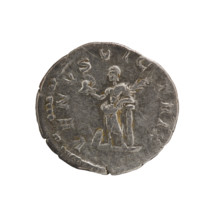 Denarius, Julia Domna (ca. 160–217; Roman empress 193–211). Obv.: IVLIA AVGVSTA — Bust of Julia