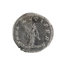 Denarius of Caracalla (188–217; Roman emperor 198–217) featuring Julia Domna (ca. 160–217; Roman
