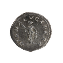 Denarius, Caracalla (188–217; Roman emperor 198–217) and Julia Domna (ca. 160–217; Roman empress