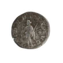 Denarius of Elagabalus (reigned 218–222), Roman Empire, 220–222. Obverse: bust of Elagabalus