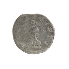 Denarius, Elagabalus (reigned 218–222). Obverse: IMP ANTONINVS PIVS AVG — Bust of Elagabalus with
