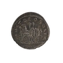 denarius, Elagabalus (204–222; Roman emperor 218–222). Obv.: ANTONINVS PIVS FEL AVG — Bust of