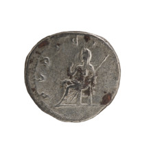 Denarius of Julia Maesa (ca. 160–224; Augusta 218–224), Roman Empire, ca. 218–223. Obverse: Draped