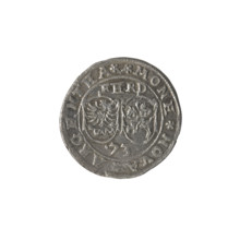 Livonian ferding; maker: Jan Hieronimowicz Chodkiewicz (ca.1537–1579), administrator of Livonia;