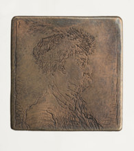Bust of a nobleman in a cap with a heron feather, Jean Pierre Norblin de la Gourdaine (1745–1830),