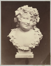 Photograph of Wiktor Brodzki's sculpture 'Laughing Putto'; sculptor Wiktor Brodzki (active ca.